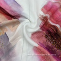 Soft Touch Vibrant Printing Pure Polyester Fabric